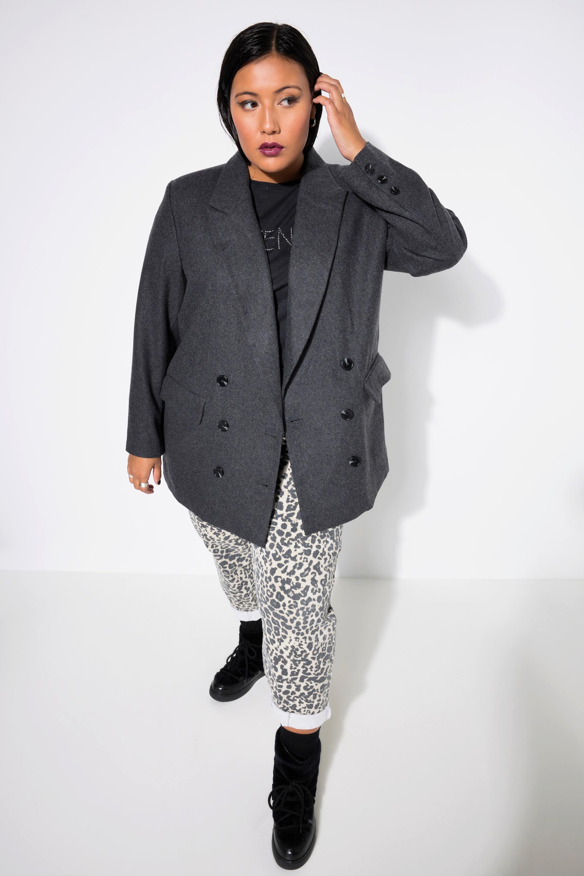 Studio Untold Loose Shape Doppelreihiger Revers Blazer  