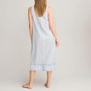 La Redoute Collections  Chemise de nuit plumetis sans manches en coton bio 