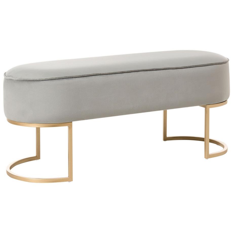 Banc rembourré en Velours Glamour MILRY