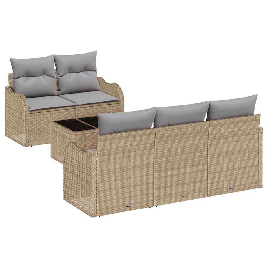 Mobilier de jardin poly rattan