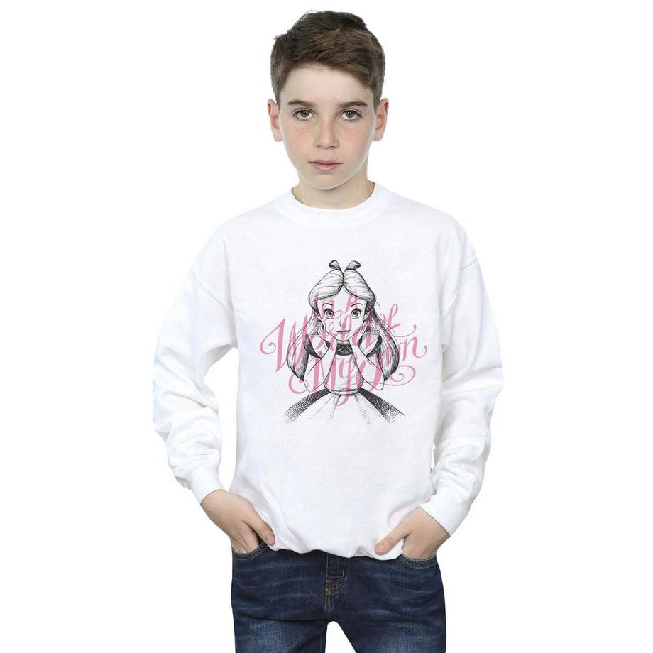 Disney  Sweat ALICE IN WONDERLAND IN A WORLD OF MY OWN 
