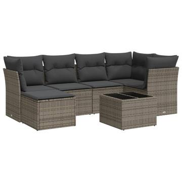 Garten sofagarnitur poly-rattan