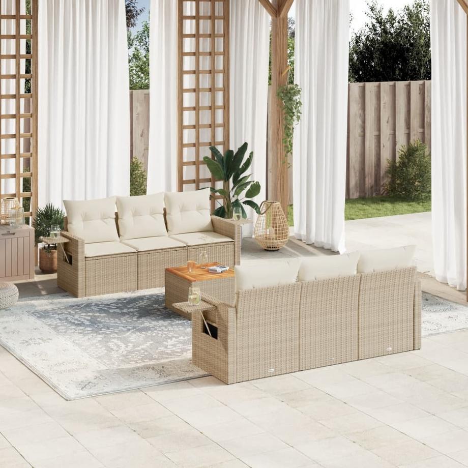 VidaXL Garten sofagarnitur poly-rattan  