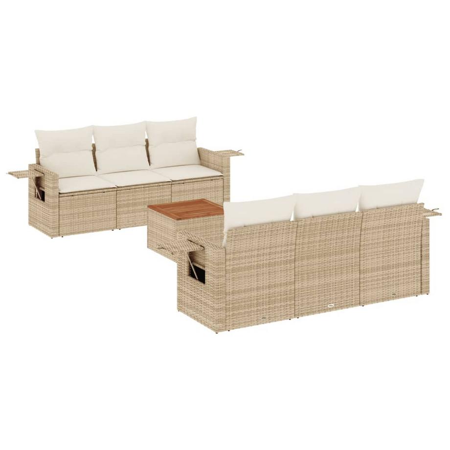 Garten sofagarnitur poly-rattan