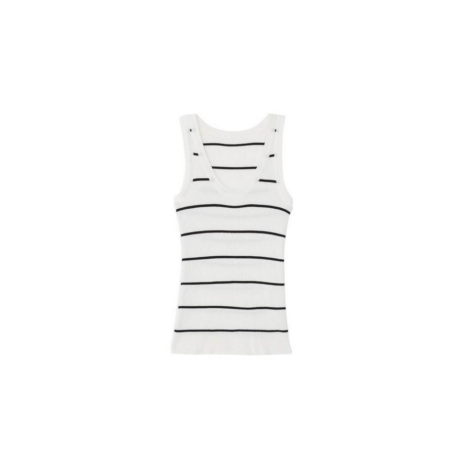 La Petite Etoile Lorane Gestreiftes Geripptes Tanktop  