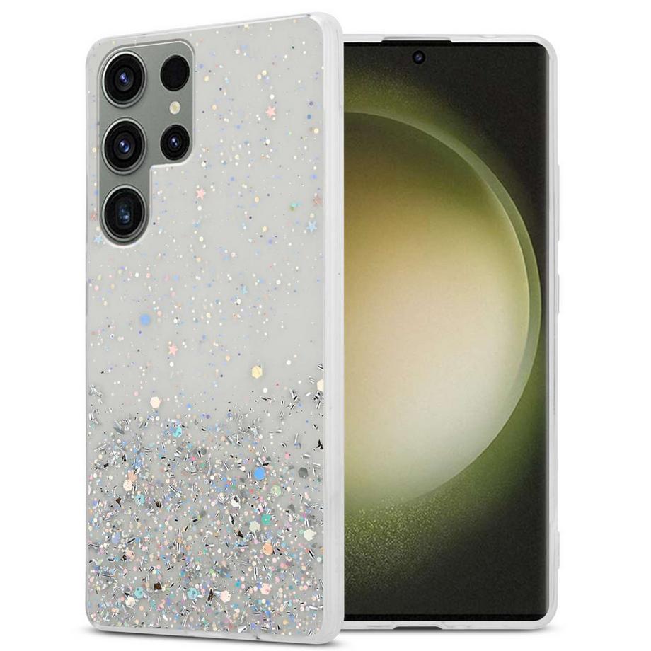 Hülle für Samsung Galaxy S23 ULTRA mit Glitzer Design