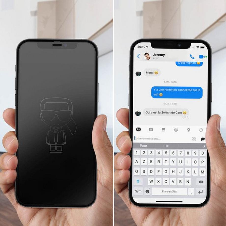 KARL LAGERFELD  Film Verre trempé Apple iPhone 12 Pro 