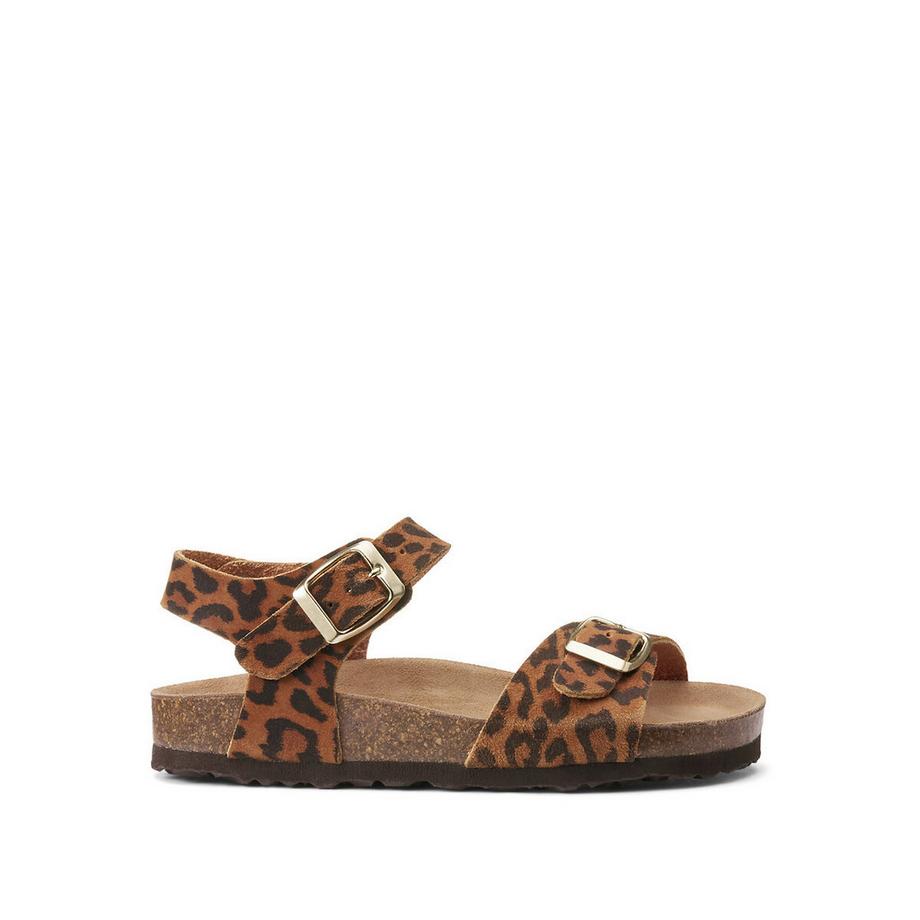 La Redoute Collections Sandalen mit Leopardenmuster  