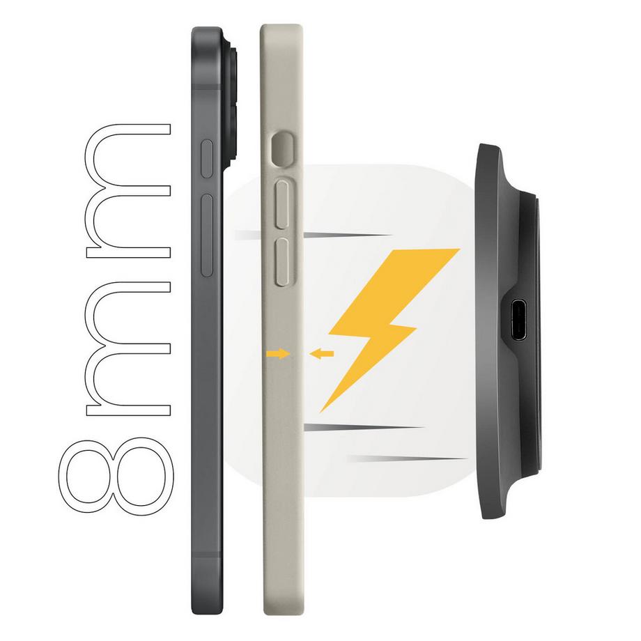 Avizar  Chargeur Induction Tactical Noir 15W 