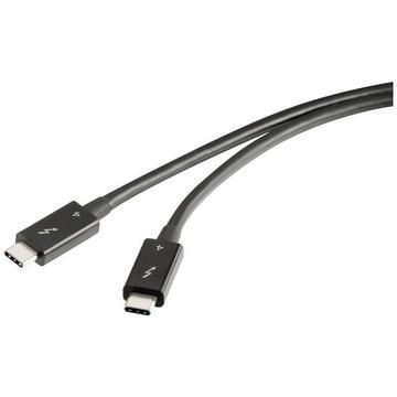 Thunderbolt™-Kabel Thunderbolt™ 4 Thunderbolt™ (USB-C®) Stecker, Thunderbolt™ (USB-C®) Stecker 0.80 m