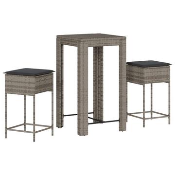 Gartenbar set poly-rattan