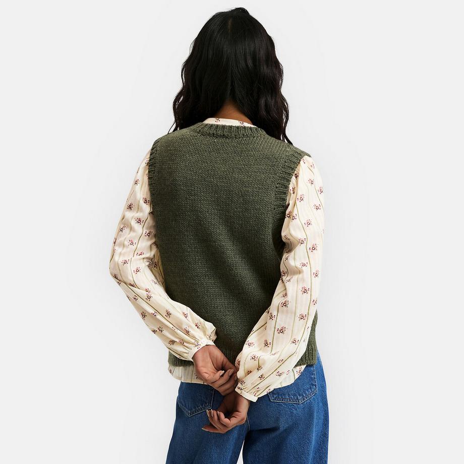 La Redoute Collections Gilet a maglia collo tondo  