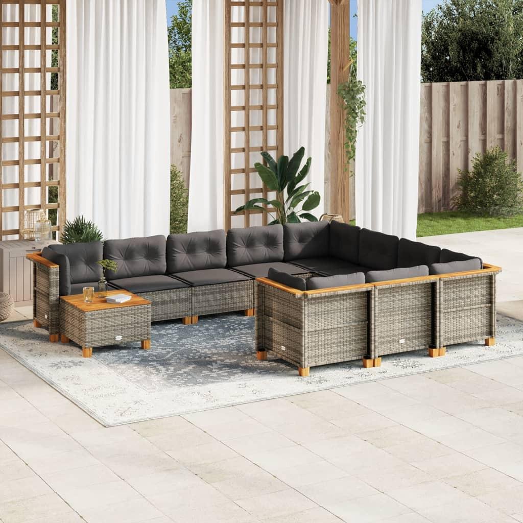 VidaXL Garten sofagarnitur poly-rattan  