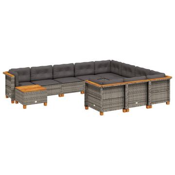 Garten sofagarnitur poly-rattan