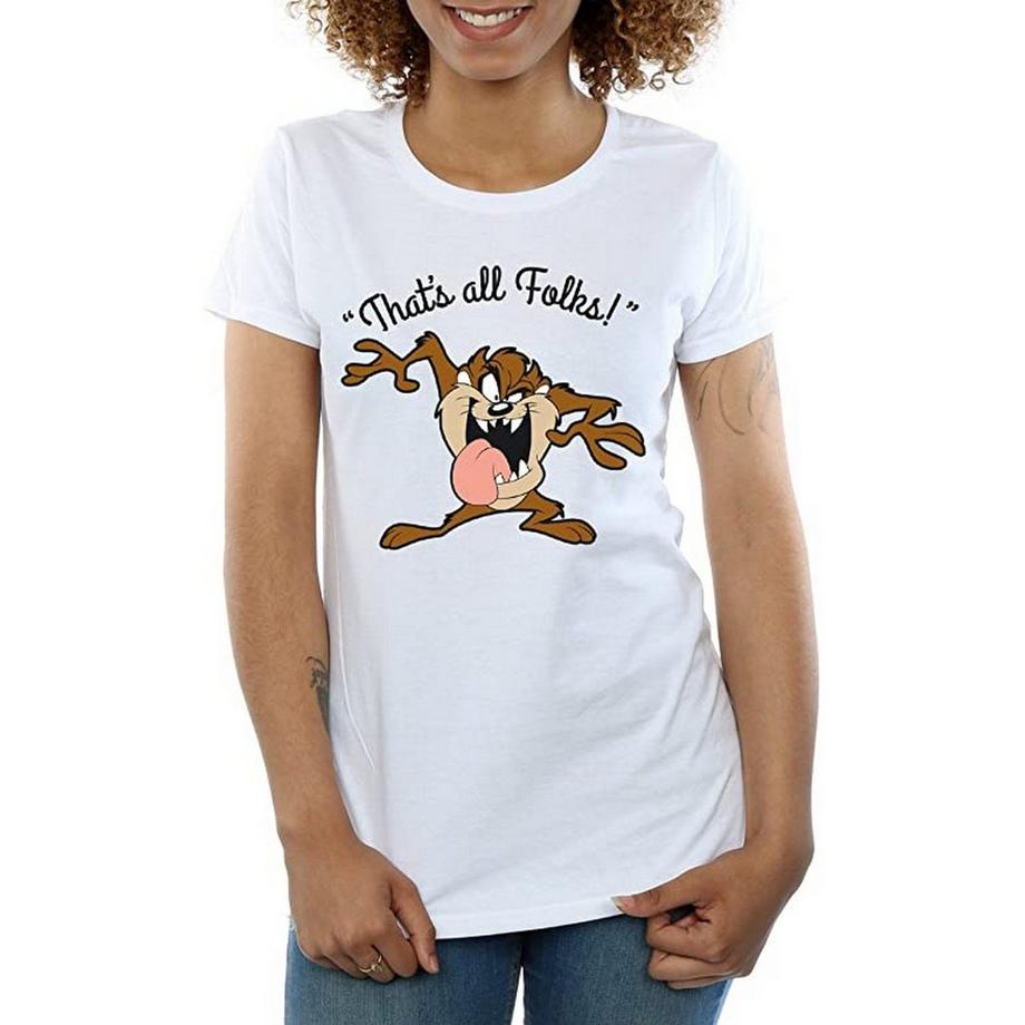 LOONEY TUNES That's All Folks Taz T-Shirt  
