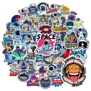 Confezione di adesivi - Astronauta