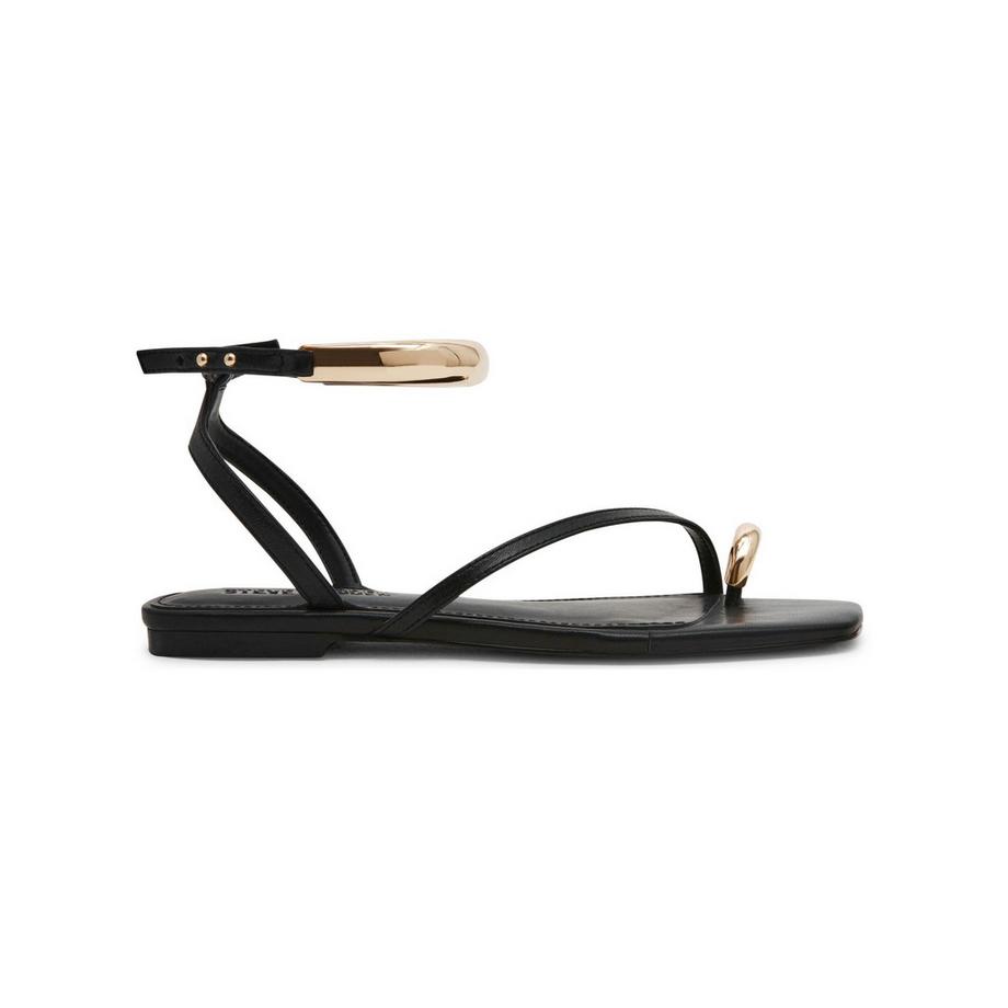 STEVE MADDEN Flache Sandale mit Goldfarbenen Details  