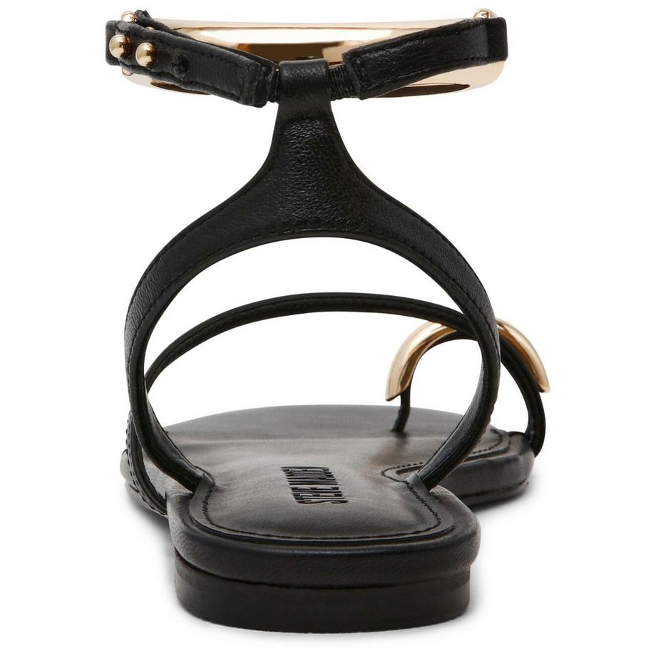 STEVE MADDEN Flache Sandale mit Goldfarbenen Details  