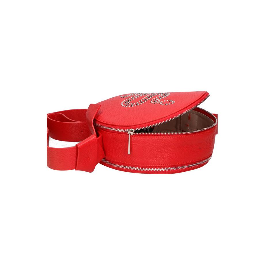 Gave Lux Sac d'épaule rond motif serpent clouté  