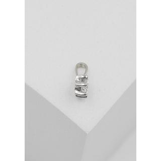 MUAU Schmuck  Solitär Anhänger 6-Griff-Fassung Weissgold 750 Diamant 0.20ct. 8x6mm 