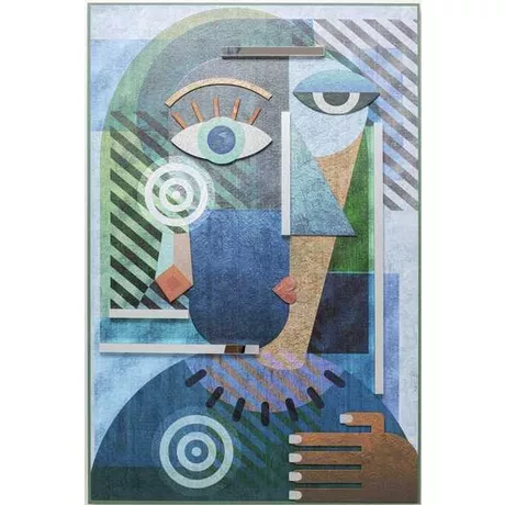 KARE Design Objektbild Geometric Woman 100x150  