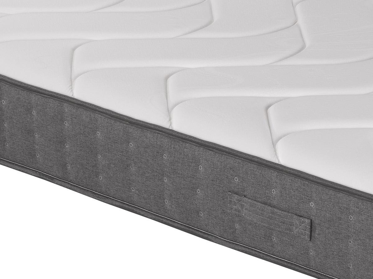 DREAMEA Set aus Bettgestell + Matratze - 160 x 200 cm - 5-Zonen-Taschenfederkern & Memory Schaum - Stärke 23 cm - BABYLONE von YSMÉE  