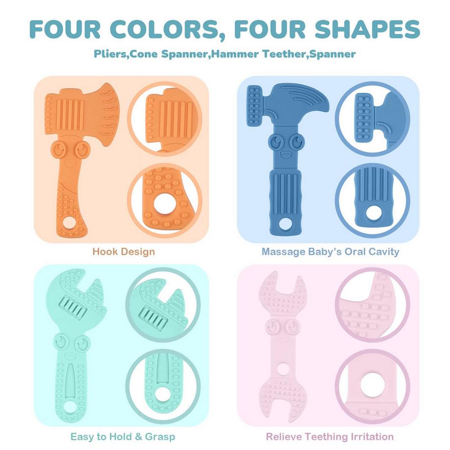 Activity-board  Beißring für Babys, Kauspielzeug, Greifspielzeug, Beißspielzeug 