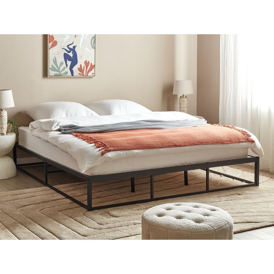 Beliani Letto en Ferro Industriale VIRY  