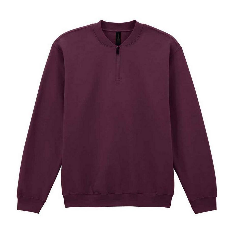 Softstyle SweaT-ShirtMit Kurzem Reißverschluss
