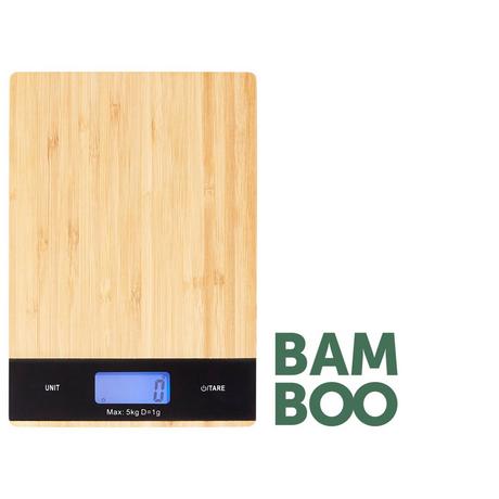 SCHOU  Balance de cuisine, bambou 