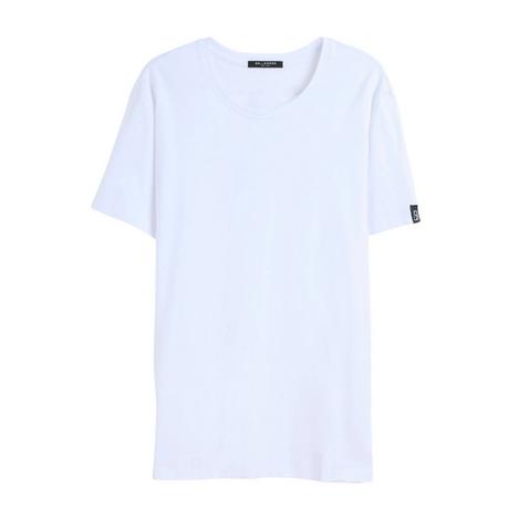 Bellemere New York  Grand T-Shirt aus merzerisierter Baumwolle mit Rundhalsausschnitt 