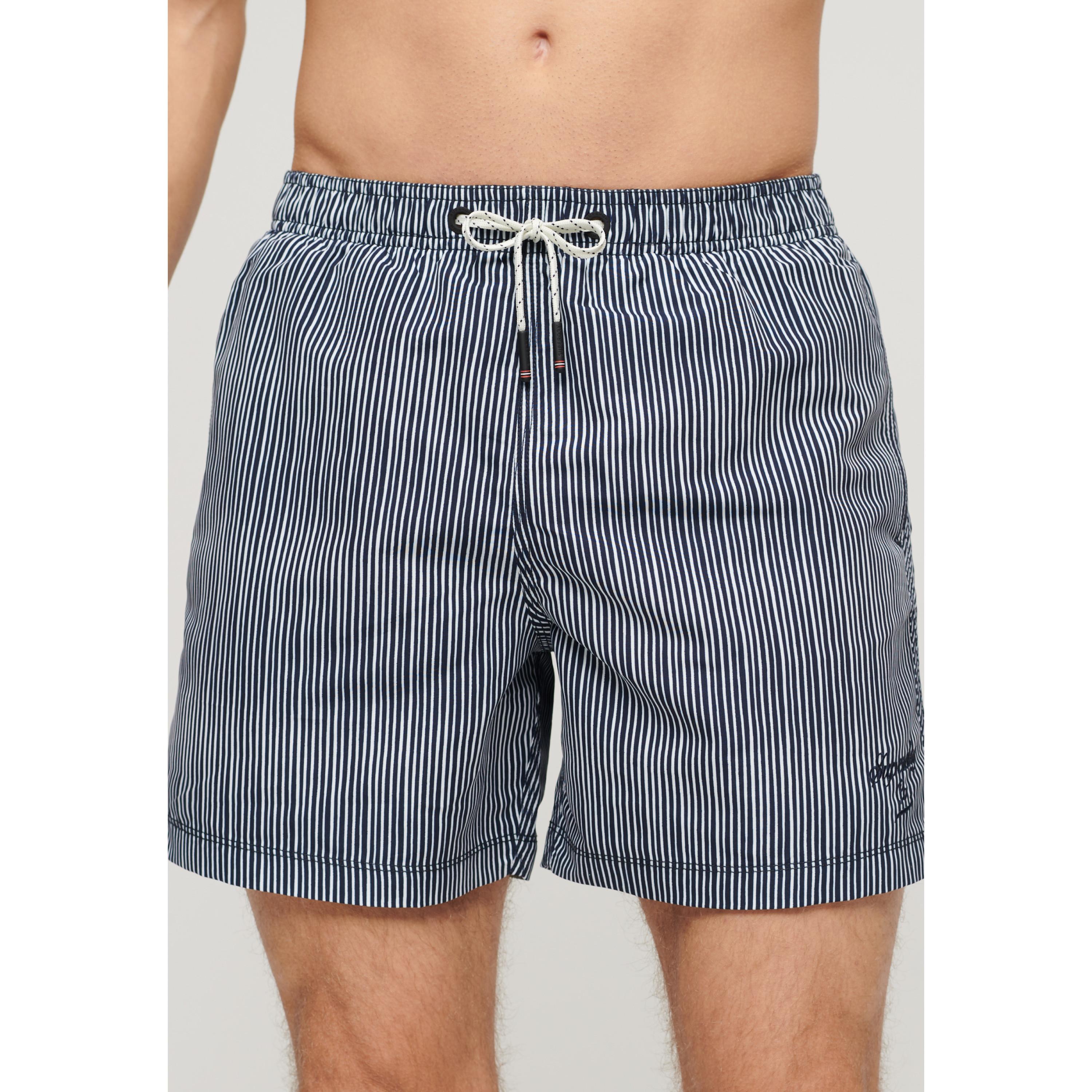 Superdry Gestreifte Badeshorts  