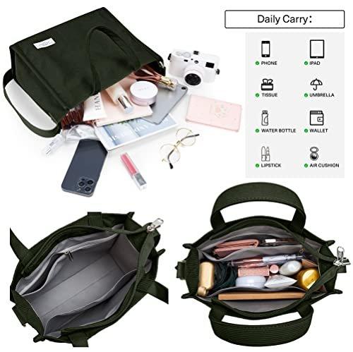 Only-bags.store Cordtasche Umhängetasche mit Reissverschluss Handtasche Shopper  