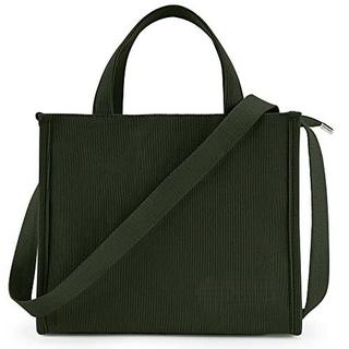 Only-bags.store Cordtasche Umhängetasche mit Reissverschluss Handtasche Shopper  
