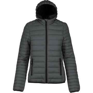 damen-daunenjacke légère capuche