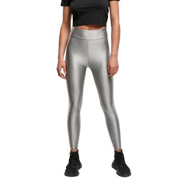 Leggings hohe Taille Frau  Shiny Metalic