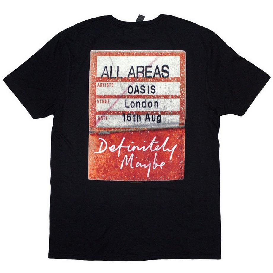 Oasis T-Shirt Definitely Maybe Aaa Pass  