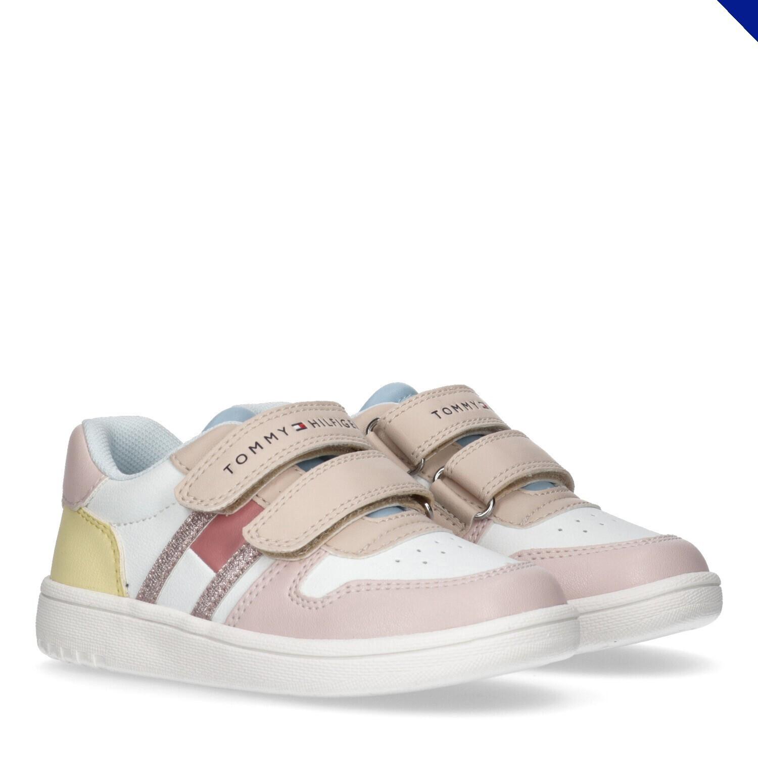 TOMMY HILFIGER  sneakers mit klettverschluss, baby, mädchen flag low 