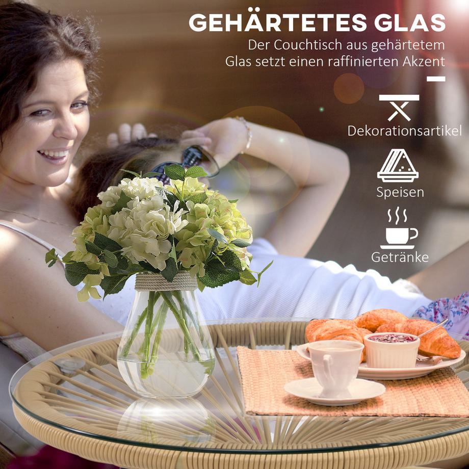 Outsunny Table de balcon  