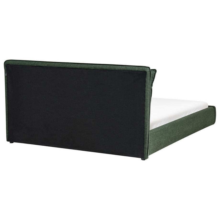 Beliani Wasserbett aus Stoff  BAJONNA  