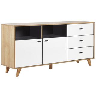 Beliani Commode en Panneau de particules de bois Moderne ILION  