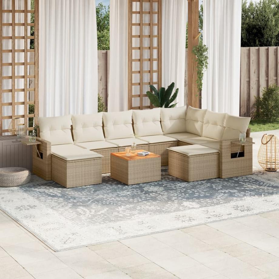 VidaXL Garten sofagarnitur poly-rattan  