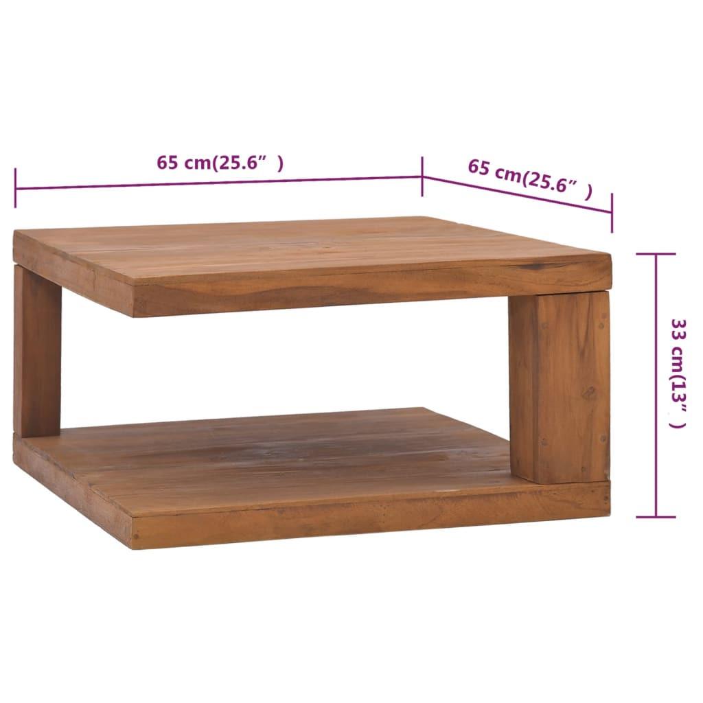 VidaXL Table basse bois  