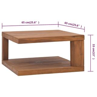 VidaXL Table basse bois  