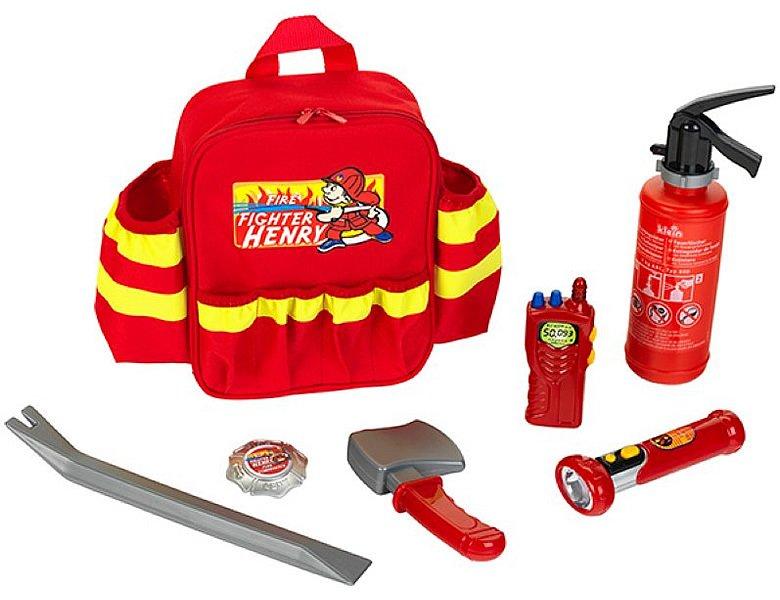klein toys  Feuerwehr Rucksack mit Zubehör 