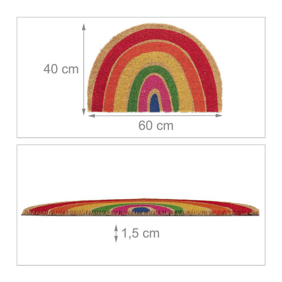 B2X Zerbino in cocco arcobaleno  