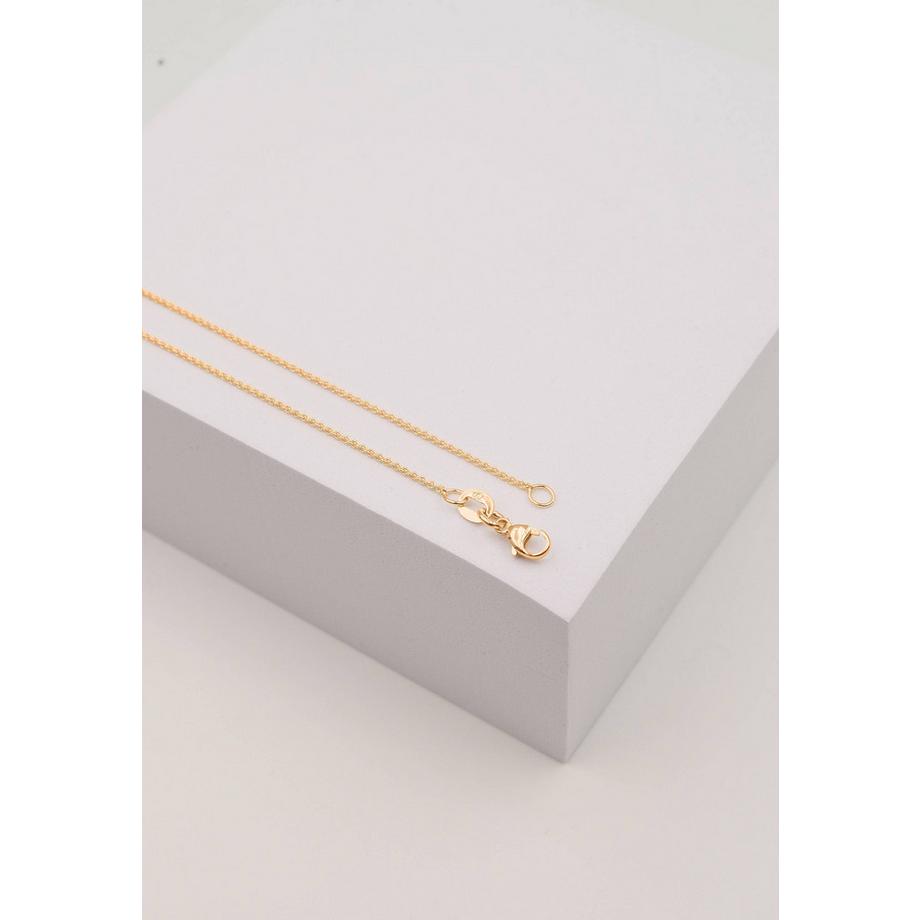 Collier rond d'forçat en or rose 750, 1,1mm, 50cm