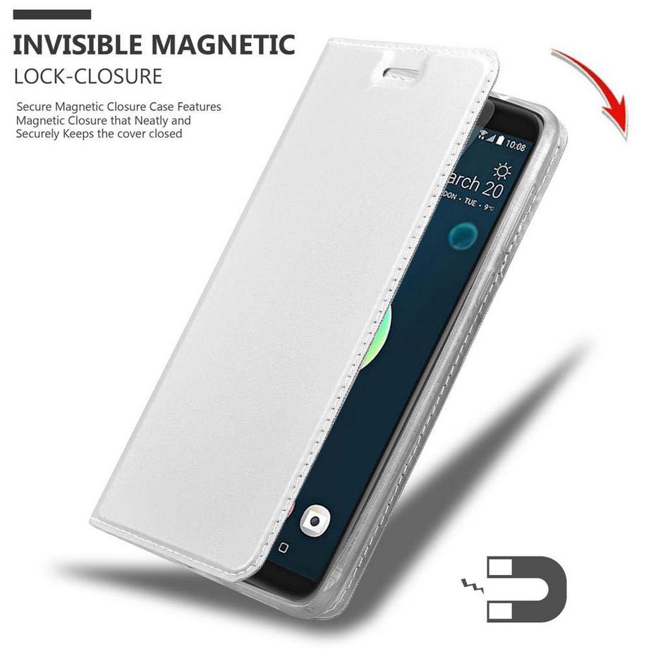 Cadorabo  Hülle für HTC Desire 12 PLUS Magnetverschluss, Kartenfach 