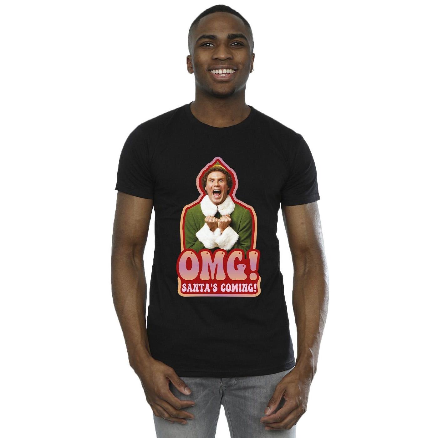 Elf T-shirt Santa's Coming  