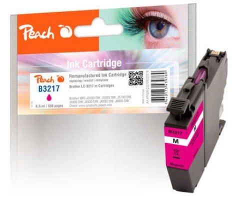 Peach  Cartouche d'encre magenta, compatible avec  LC-3217M 